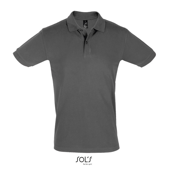 Polo personnalisable pour homme 180g - PERFECT Gris foncé